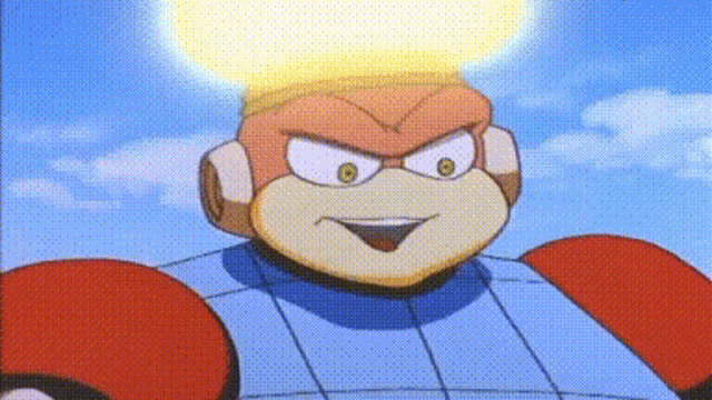 Bright Man Mega Man GIF - Bright Man Mega Man Smile GIFs