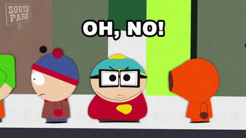 Oh No Eric Cartman GIF - Oh No Eric Cartman Kyle Broflovski GIFs