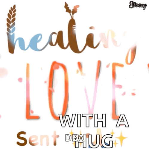 Sent Healing Love GIF - Sent Healing Love With A Hug GIFs
