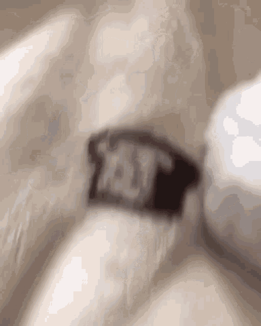 a close up of a label on a piece of clothing that says your