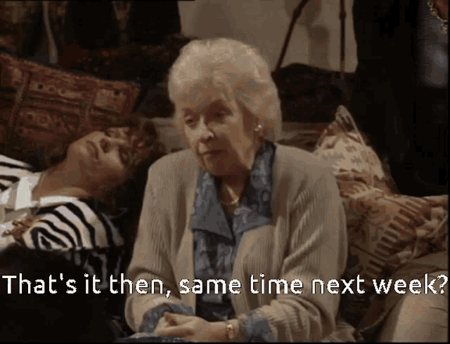 Absolutely Fabulous June Whitfield GIF - Absolutely Fabulous June Whitfield Ill Be Off GIFs