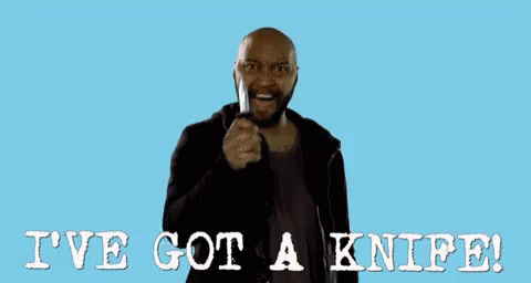 Knife Fight Me GIF - Knife Fight Me GIFs