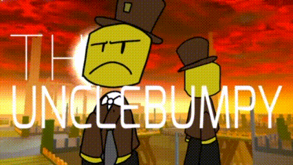 a cartoon of a man in a top hat with a sad face and the words the unclebumpy