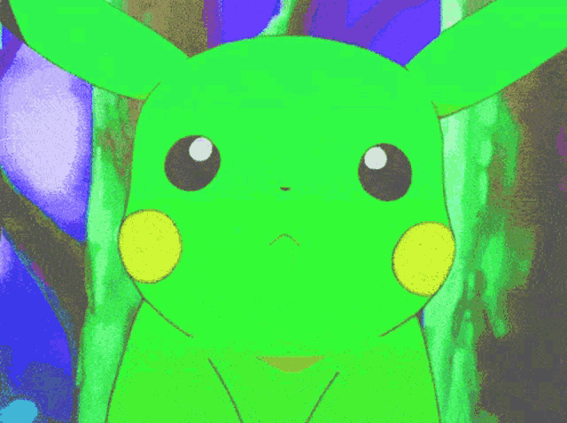 Pikachu Cute GIF - Pikachu Cute Green GIFs