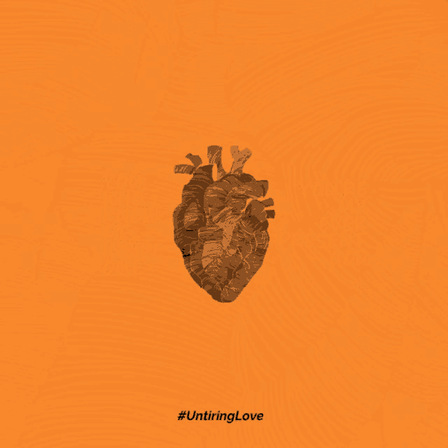 an orange background with a heart and the words you who know me inside out