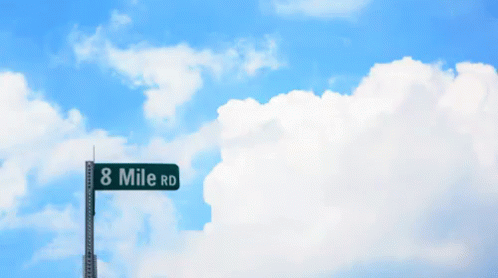 8 Mile Road Sign - Detroit GIF - Detroit Eight Mile Road GIFs