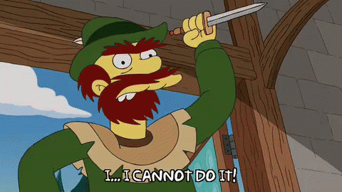 Groundskeeper Willie GIF - Knife The Simpsons Grounds Keeper Willie GIFs