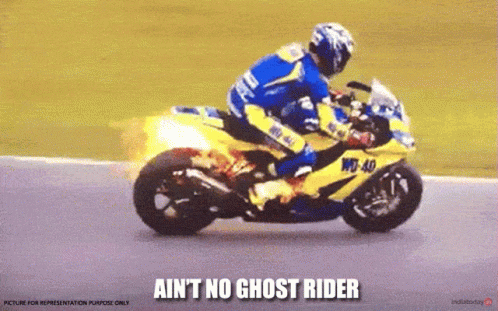 Ghost Rider Aint No Ghost Rider GIF - Ghost Rider Aint No Ghost Rider Motorcycle GIFs