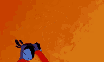 a cartoon bird with a large beak is screaming with its mouth wide open .