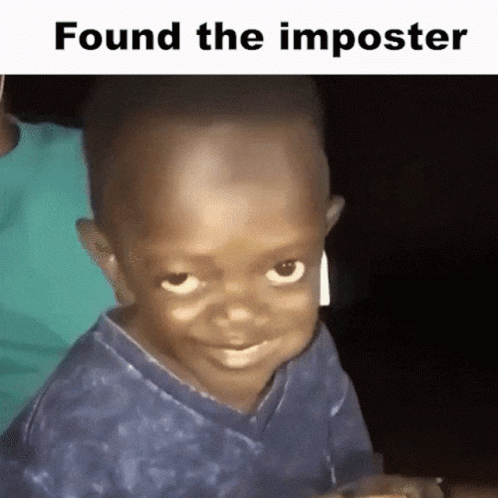 Among Us Imposter GIF - Among Us Imposter Black Kid GIFs