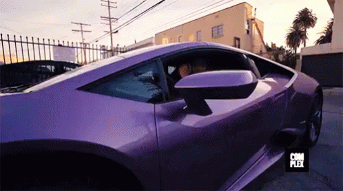 Driving GIF - Blac Chyna Driving Lamborghini GIFs