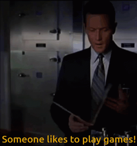 Doggett X Files Annoyed Games GIF - Doggett X Files Annoyed Games GIFs