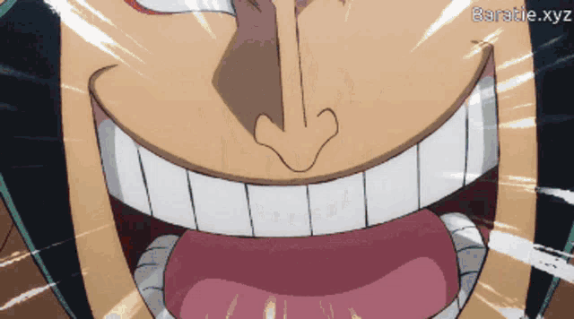 a close up of a cartoon character 's mouth with a barable.xyz watermark on the bottom