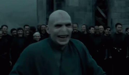 Laughing Harry Potter GIF - Laughing Harry Potter Voldemort GIFs