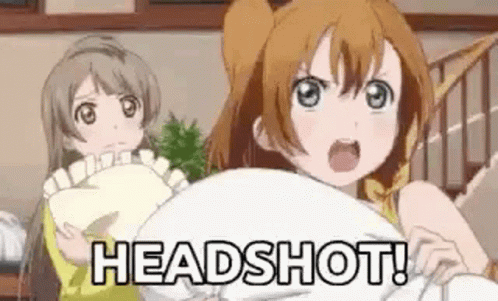 Headshot Anime GIF