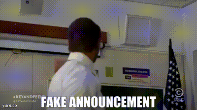 Key And Peele Fake Announcement GIF - Key And Peele Fake Announcement Aaron GIFs