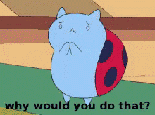 Catbug Why Would You Do That GIF - Catbug Why Would You Do That Upset GIFs