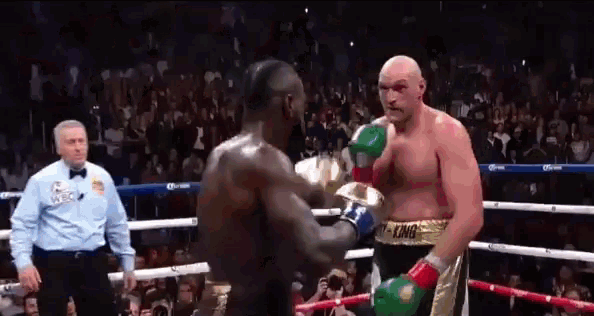 Tyson Fury Deontay Wilder GIF - Tyson Fury Deontay Wilder Boxing GIFs