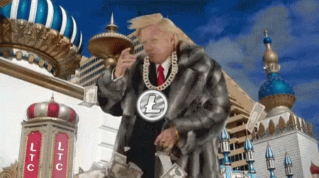 Donald Trump Litecoin GIF - Donald Trump Litecoin Billionaire GIFs