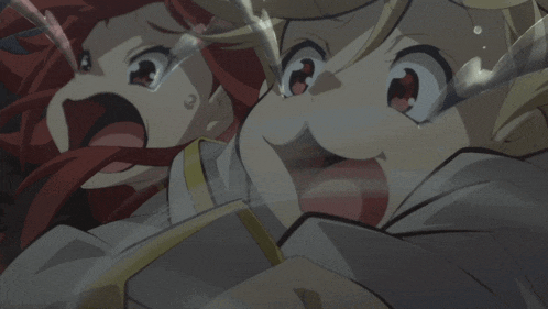 Anime Bofuri GIF - Anime Bofuri Scream GIFs