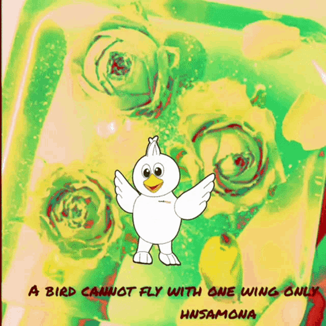 a bird cannot fly with one wing only hinsamona