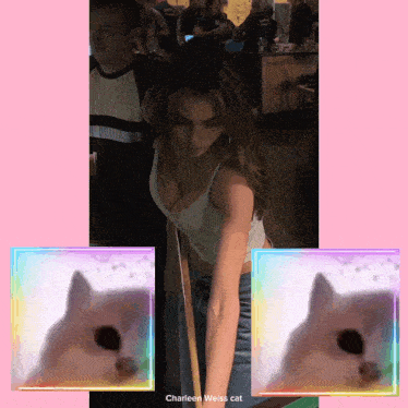 charleen weiss cat is the name of the woman in the photo