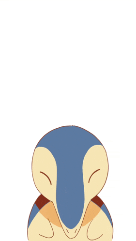 a cartoon character with a red nose and a yellow leaf on its head