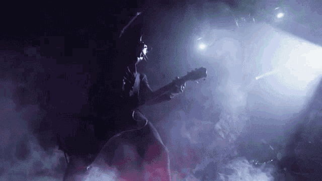 Ghoul Spotlight GIF - Ghoul Spotlight Playing Music GIFs