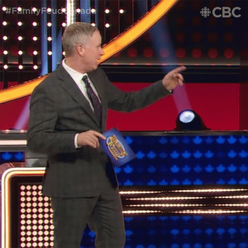 Pointing Gerry Dee GIF - Pointing Gerry Dee Family Feud Canada GIFs