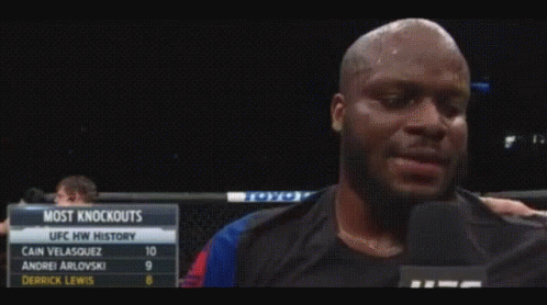 Derrick Lewis Call Out GIF - Derrick Lewis Call Out Serious GIFs