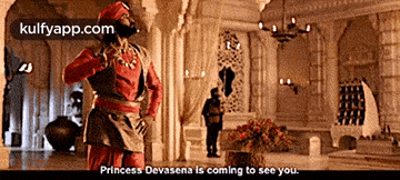 Princess Devasena Is Coming To See You..Gif GIF