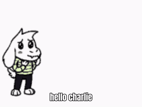 Hello Charlie Undertale GIF - Hello Charlie Hello Charlie GIFs