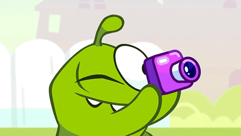 Taking A Photo Om Nom GIF - Taking A Photo Om Nom Cut The Rope GIFs
