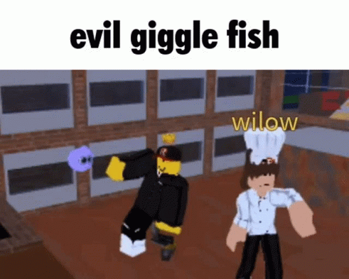 Evil Giggle Fish Work At A Pizza Place GIF - Evil Giggle Fish Work At A Pizza Place GIFs
