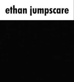 a picture of a dog with the name ethan jumpscare above it