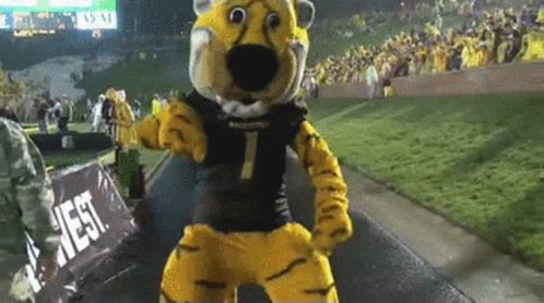 Missouri Tigers Truman The Tiger GIF - Missouri Tigers Truman The Tiger Mascot GIFs