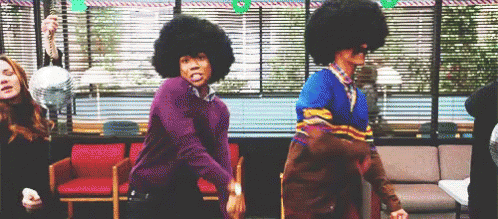 Abed And Troy Doing The Funk - Community GIF - Community Troy Barnes Troy GIFs