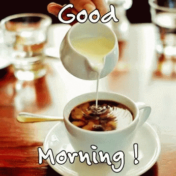 Morning Coffee GIF - Morning Coffee Milk GIFs