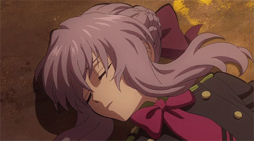 Waking Up Anime GIF - Waking Up Anime Shinoa Hiiragi GIFs