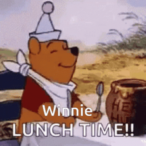 Winnie The Pooh Lunch Time GIF - Winnie The Pooh Lunch Time Hungry GIFs