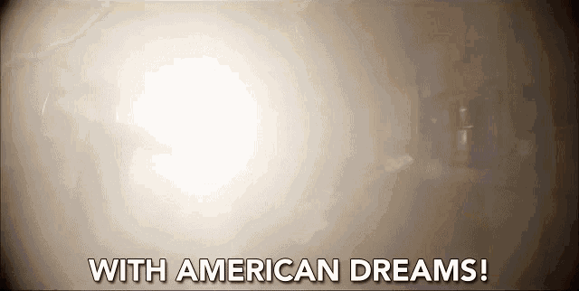 a blurred image with the words with american dreams on it