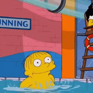 Ralph Wiggum The Simpsons GIF - Ralph Wiggum The Simpsons Swimming GIFs