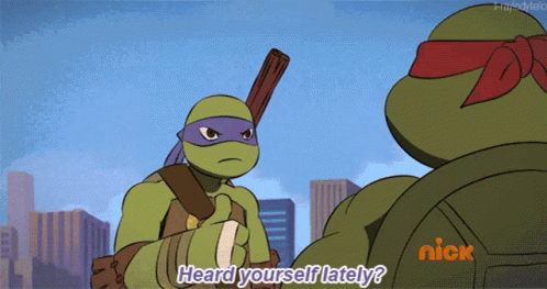 Tmnt Donatello GIF - Tmnt Donatello Heard Yourself Lately GIFs