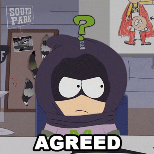 Agreed Mysterion GIF - Agreed Mysterion South Park GIFs