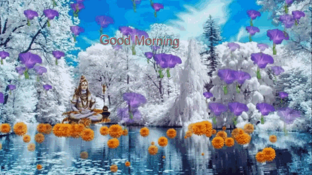 Good Morning Flower GIF - Good Morning Flower Shower GIFs