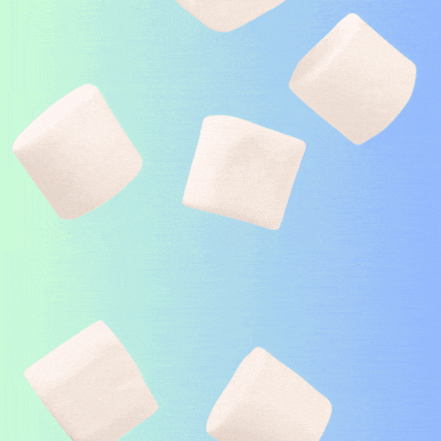 a picture of marshmallows with the words have a nice day written above them