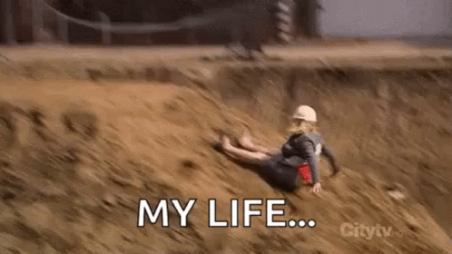 Falling Parks And Recreation GIF