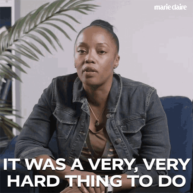 It Was A Very Very Hard Thing To Do Makeda Davis GIF