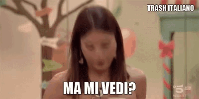 a woman says ma mi vedi in a video