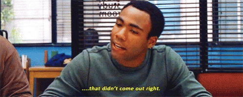 Donald Glover That Didnt Come Out Right GIF - Donald Glover That Didnt Come Out Right Childish Gambino GIFs
